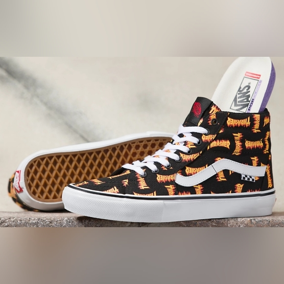 Vans X Thrasher Skate Sk8-Hi *NWT* - Picture 1 of 11